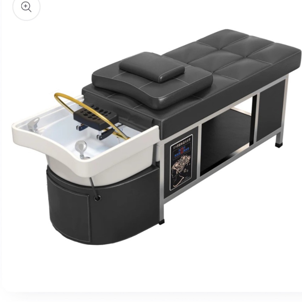 Luxury Black Spa Head spa Chair